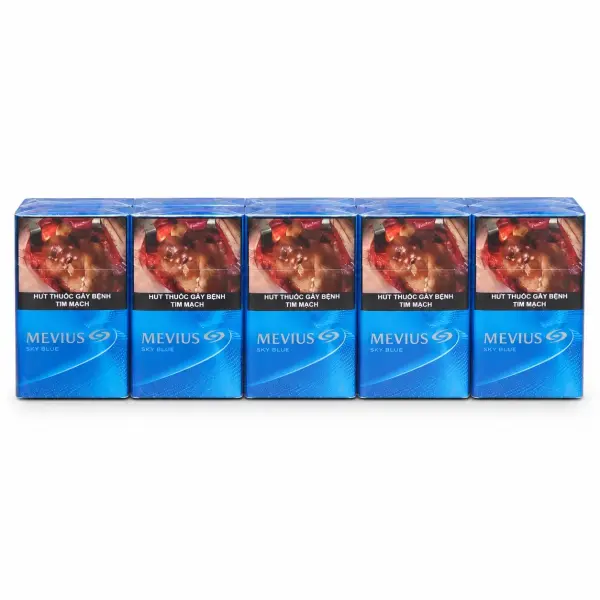 Thuốc Lá Mevius 8 Sky Blue – Lốc 10 Gói