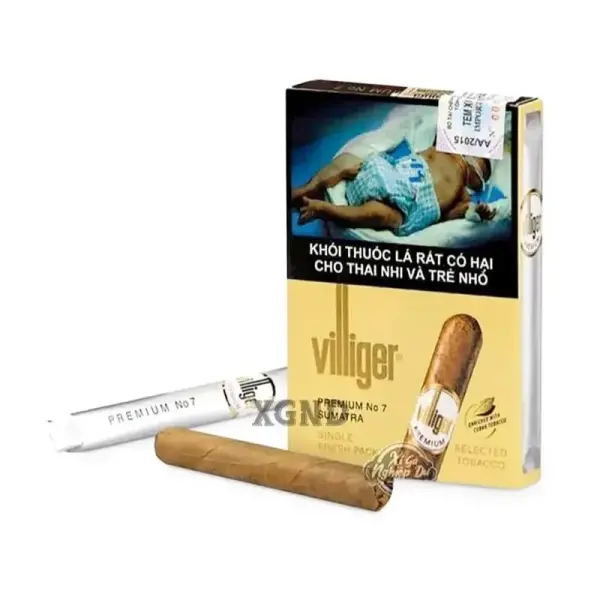 Villiger Premium No. 7 Sumatra – Cigar Thụy Sĩ – Hộp 5 Điếu